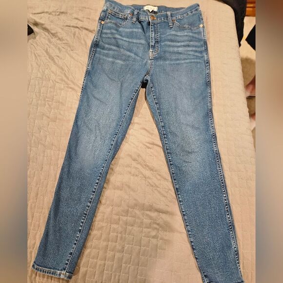 Madewell Denim - Madewell 10” High Rise Skinny Blue Jeans Size 31